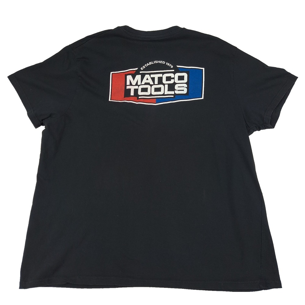 Matco Tools Mens 3XL Black Graphic T-Shirt Short Sleeve‎ 100% Cotton RN 157954